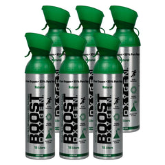 Boost Oxygen 10L Natural Respiratory Support for Fitness & Altitude Australia 6pks