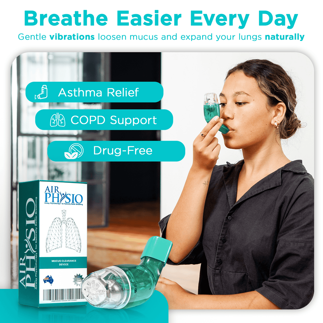 AirPhysio Mucus Removal Tool Oscillating Pressure Device - TipTop Health