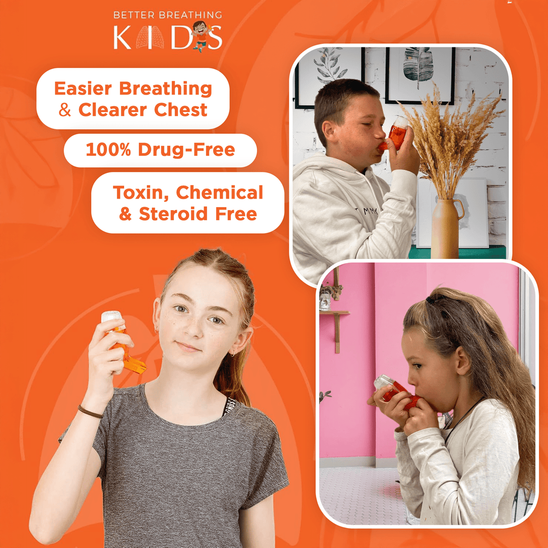 Better Breathing Kids AirPhysio Natural Lung Exerciser Trainer Device - TipTop Health
