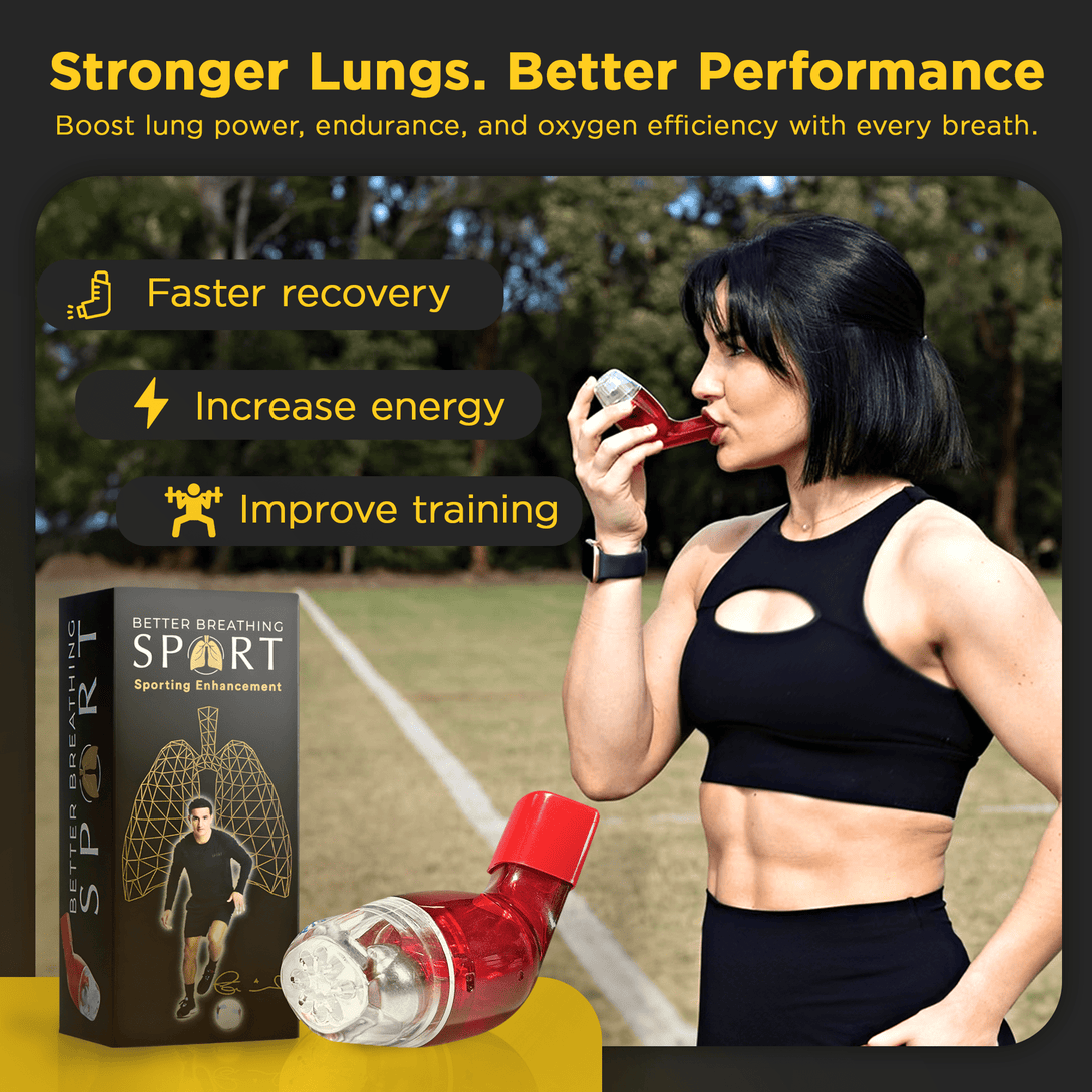 Better Breathing Sports Device - Portable Lung Trainer for Athletes - TipTop Health