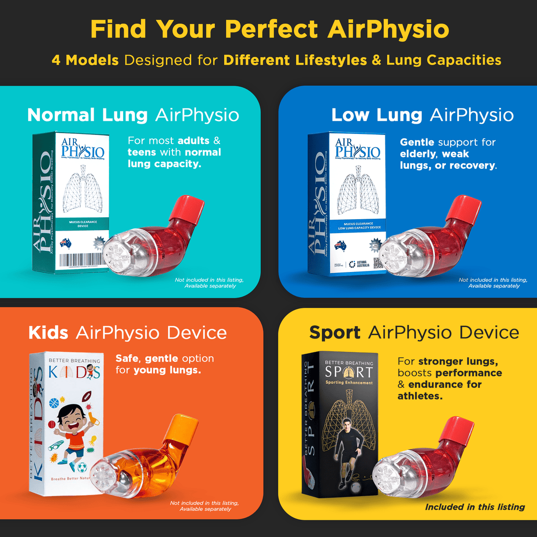 Better Breathing Sports Device - Portable Lung Trainer for Athletes - TipTop Health