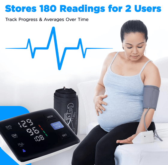 Digital Blood Pressure Monitor Home Use Accurate Readings - TipTop Health