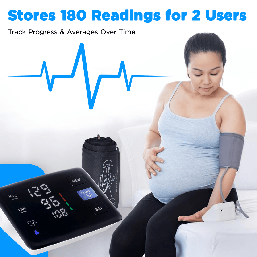 Digital Blood Pressure Monitor Home Use Accurate Readings - TipTop Health