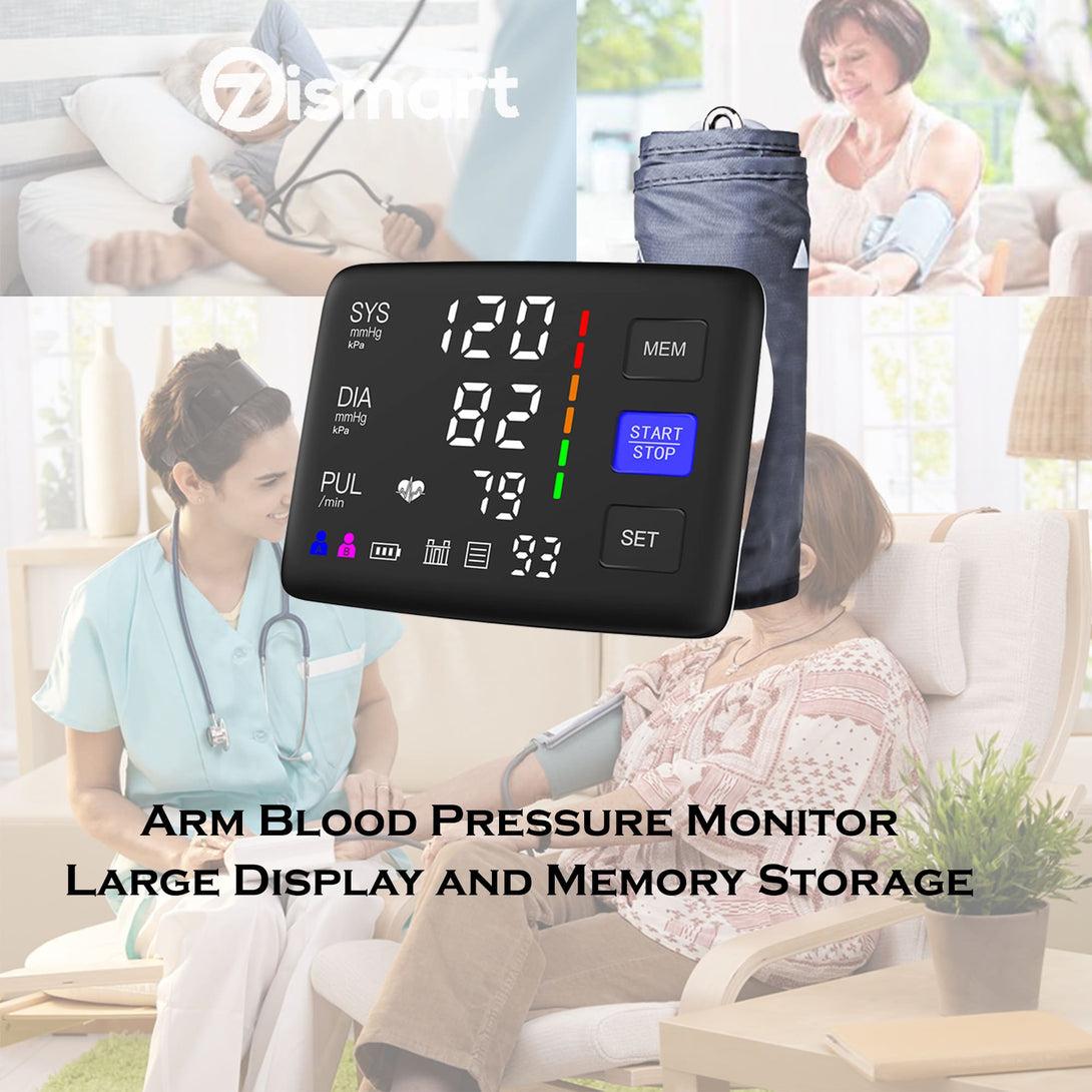 Digital Blood Pressure Monitor Home Use Accurate Readings - TipTop Health