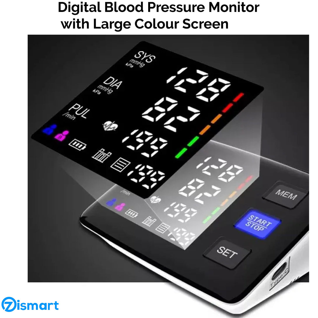 Digital Blood Pressure Monitor Home Use Accurate Readings - TipTop Health