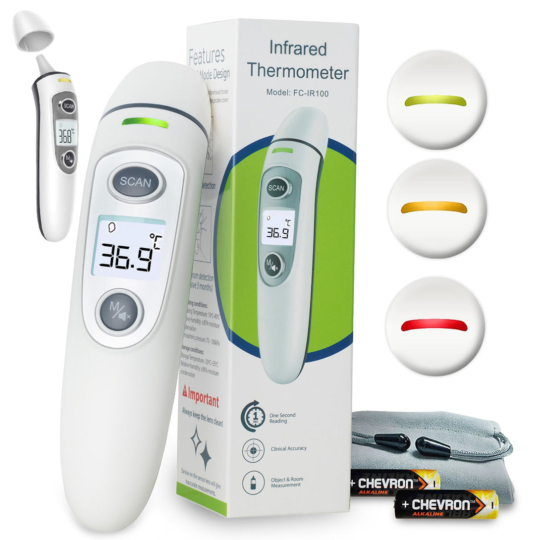 Digital Forehead Thermometer and Ear Baby Adult - TipTop Health