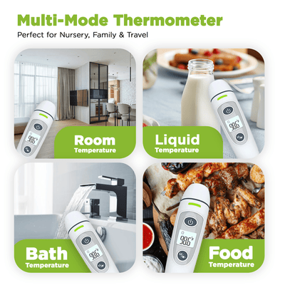 Digital Forehead Thermometer and Ear Baby Adult - TipTop Health