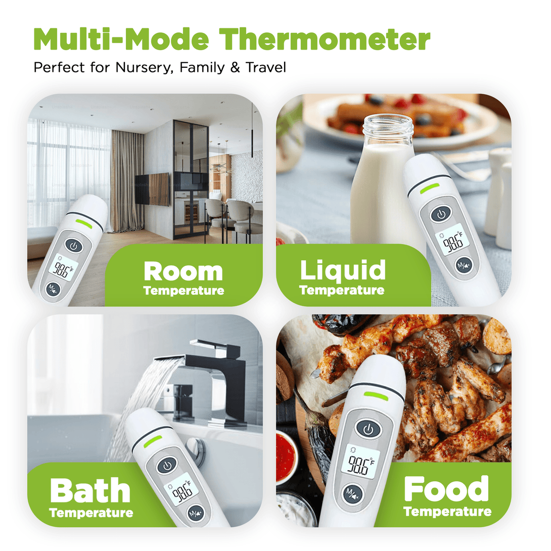 Digital Forehead Thermometer and Ear Baby Adult - TipTop Health