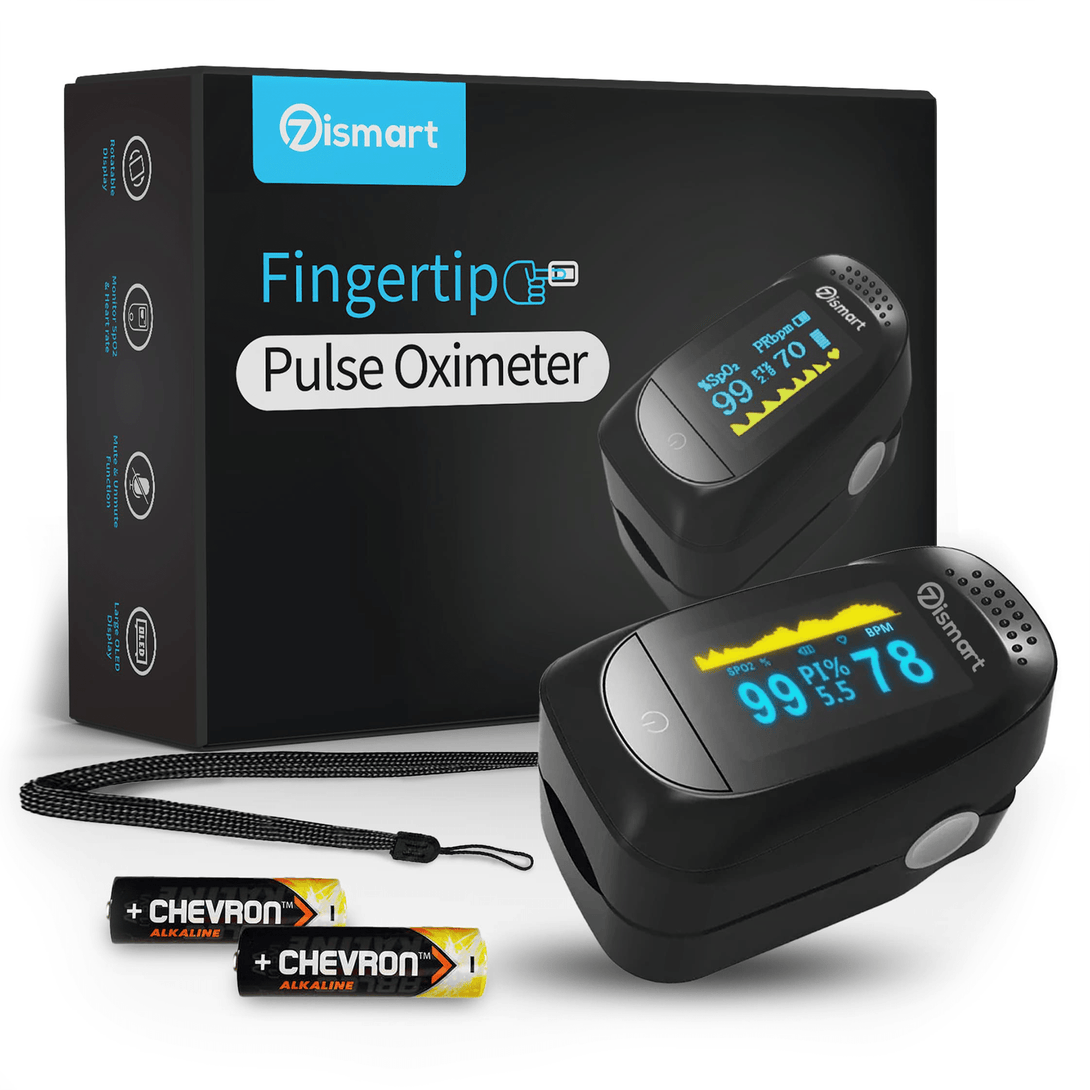 Finger Pulse Oximeter Fingertip Blood Oxygen SPO2 Saturation - TipTop Health