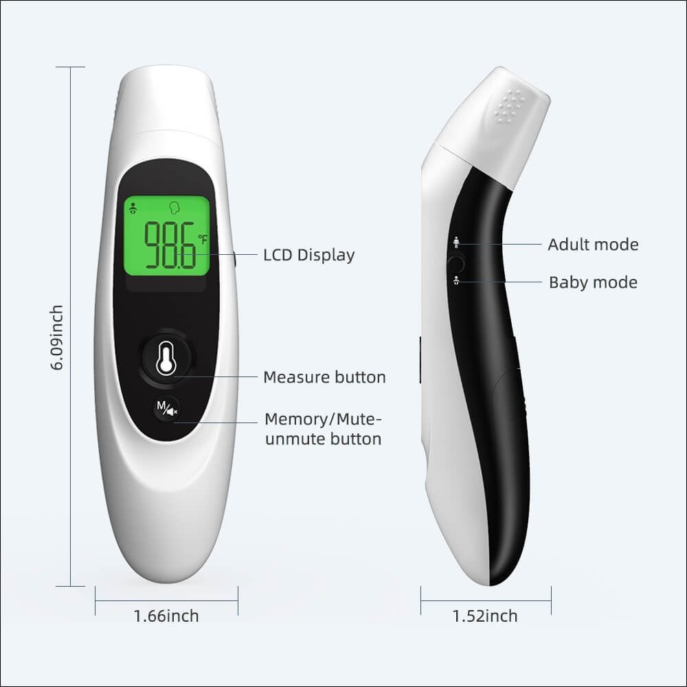Forehead and Ear Thermometer for Baby & Whole Family - TipTop Health