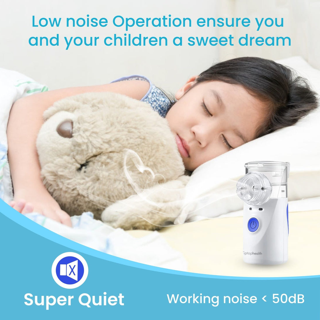 Mesh Nebuliser Portable Ultrasonic Nebulizer Kids and Adults - TipTop Health