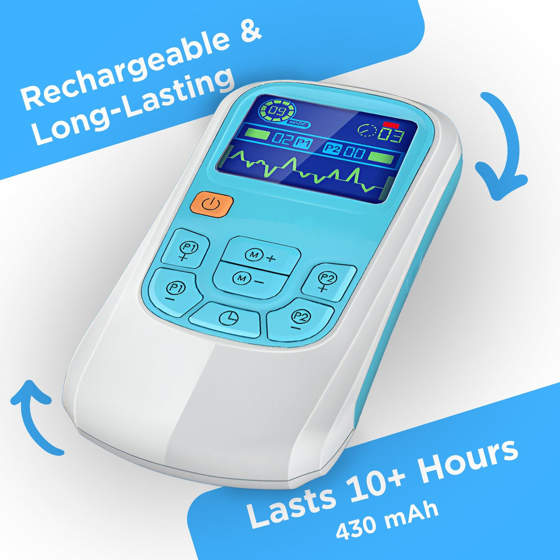 TENS EMS Machine, Electric Muscle, Joint Pain Relief & Massager Wireless - TipTop Health