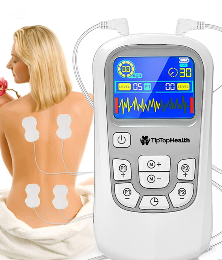 TENS EMS Machine, Electric Muscle, Joint Pain Relief & Massager Wireless - TipTop Health