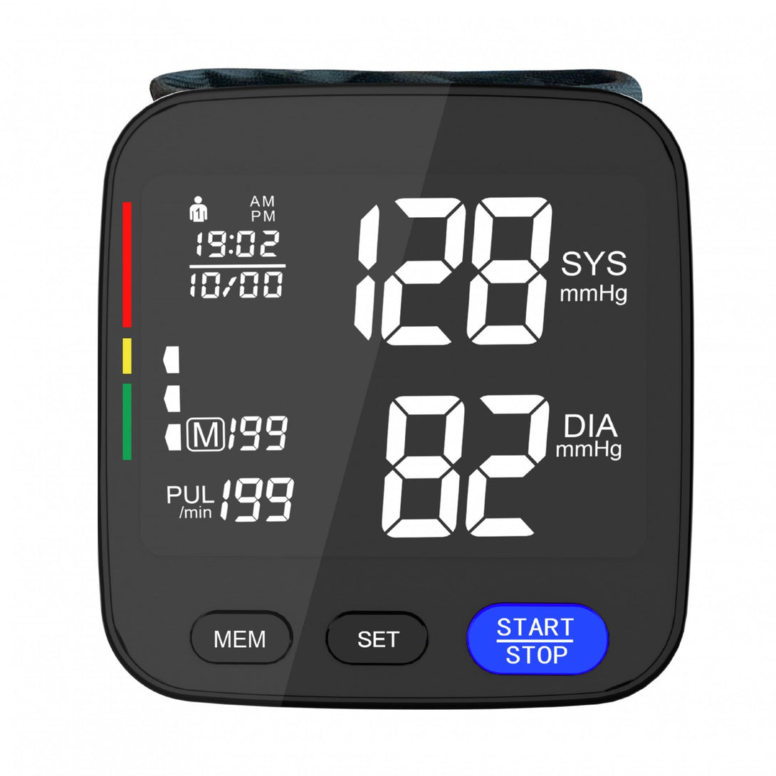 Wrist Blood Pressure Monitor BP Machine Digital Portable Home Use - TipTop Health